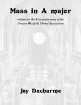 Mass in A Major SATB Full Score cover